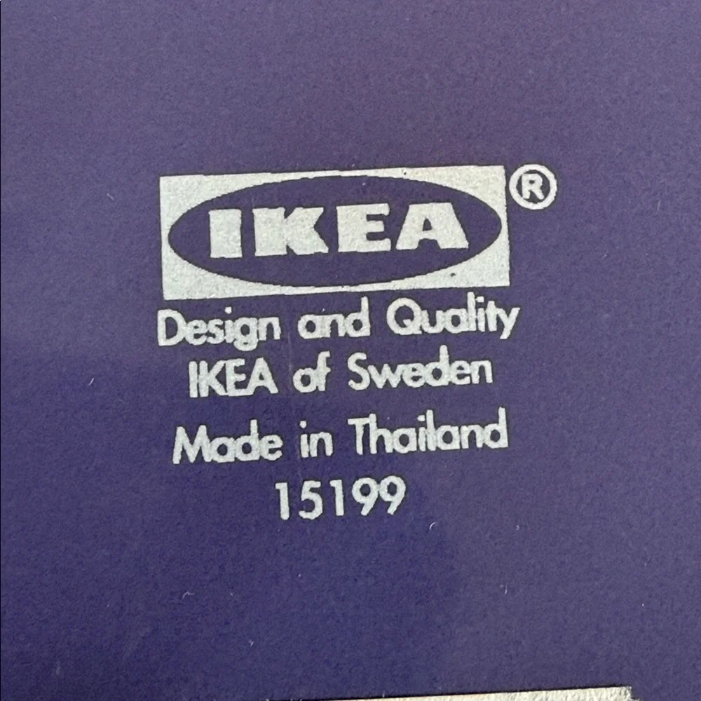 NEVER USED IKEA PURPLE PLANT POT W SWIRL DESIGN ACCENT